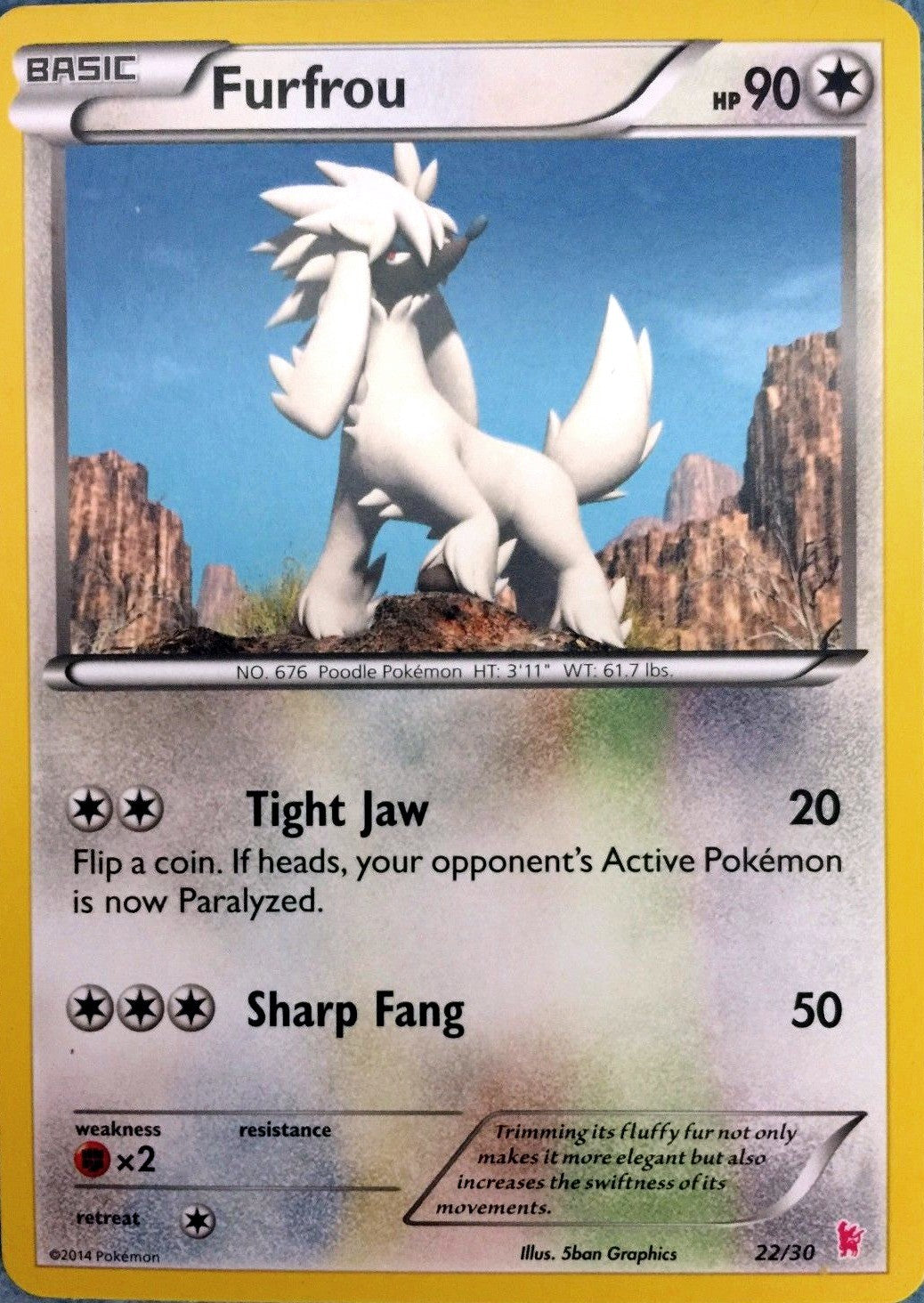 Furfrou (22/30) [XY: Trainer Kit - Sylveon] | Enigma On Main