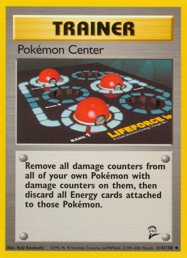 Pokemon Center (114/130) [Base Set 2] | Enigma On Main