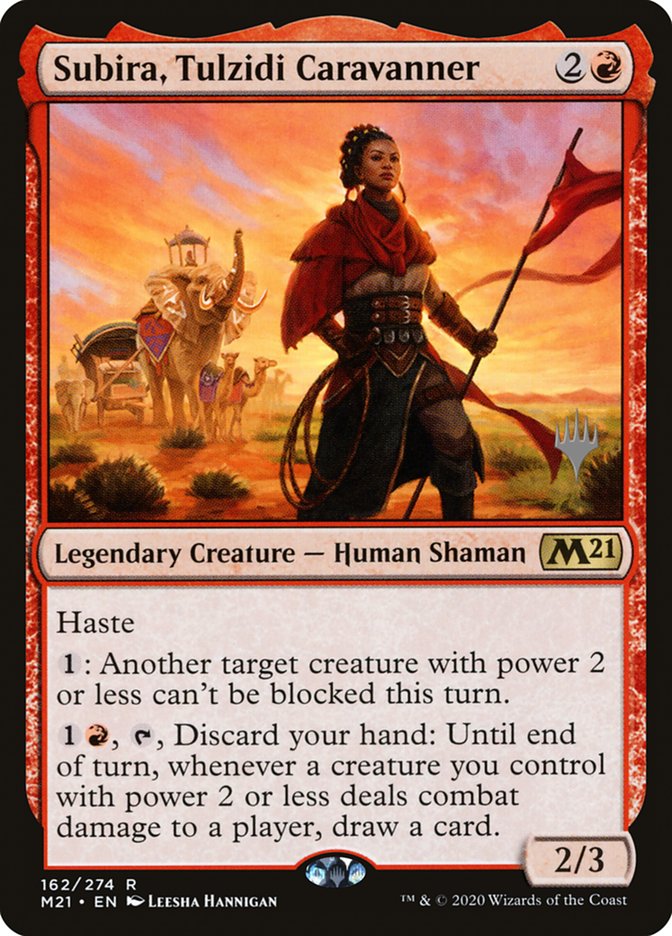 Subira, Tulzidi Caravanner (Promo Pack) [Core Set 2021 Promos] | Enigma On Main