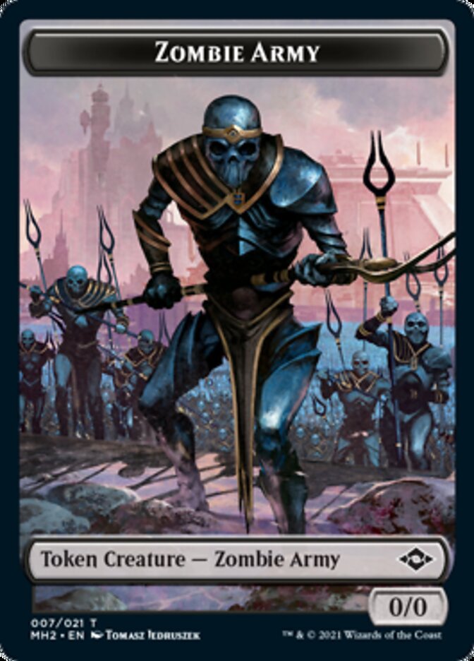 Zombie Army Token [Modern Horizons 2 Tokens] | Enigma On Main