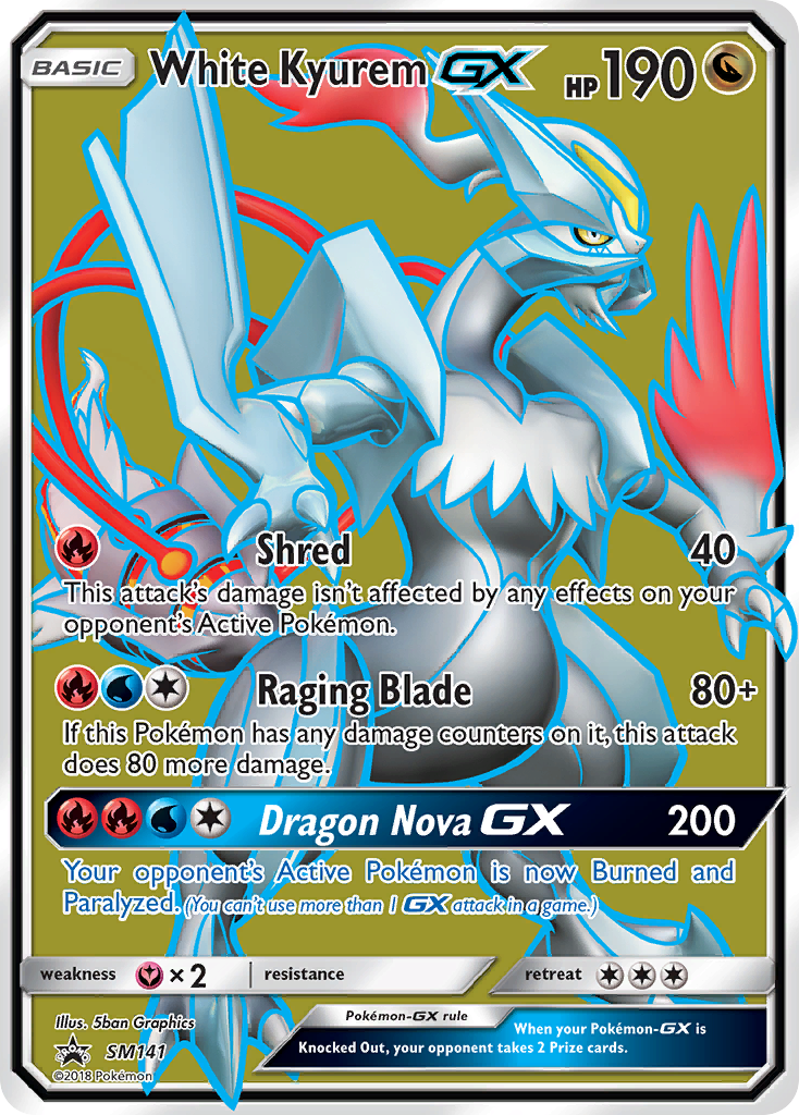 White Kyurem GX (SM141) [Sun & Moon: Black Star Promos] | Enigma On Main