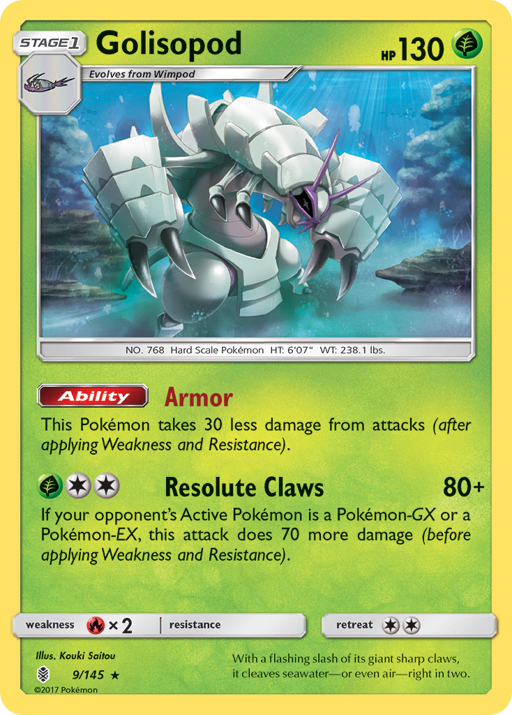 Golisopod (9/145) [Sun & Moon: Guardians Rising] | Enigma On Main