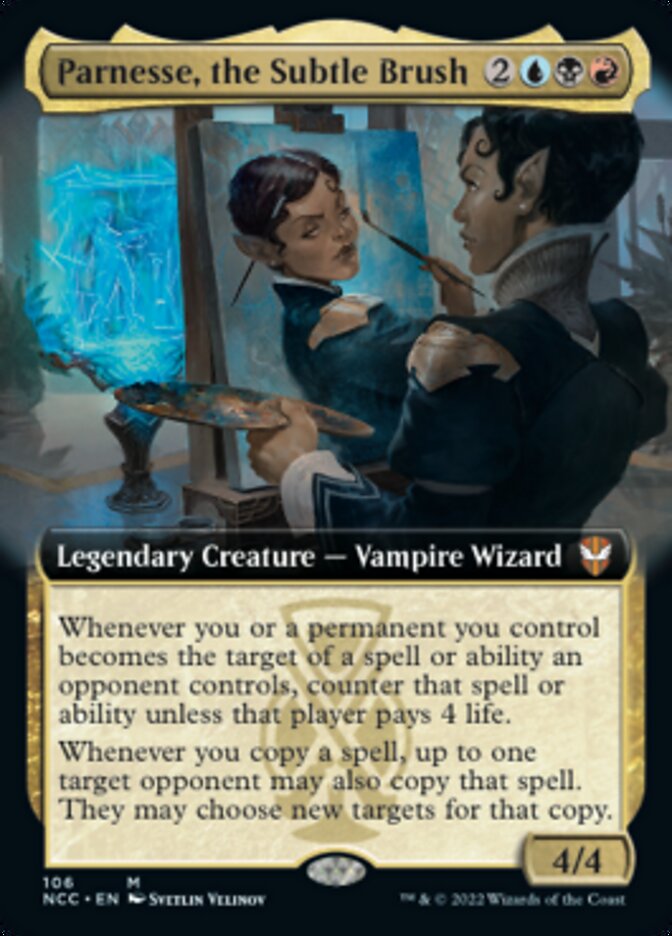 Parnesse, the Subtle Brush (Extended Art) [Streets of New Capenna Commander] | Enigma On Main