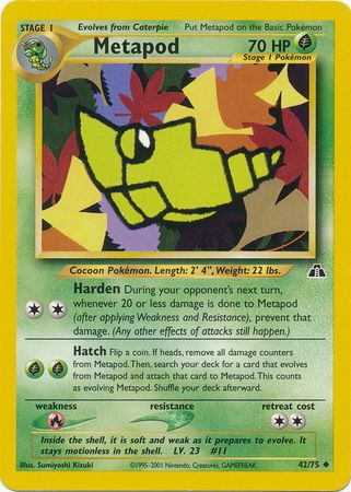 Metapod (42/75) [Neo Discovery Unlimited] | Enigma On Main