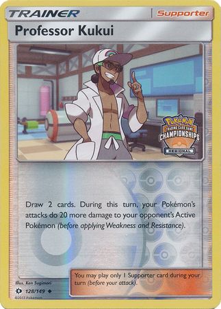 Professor Kukui (128/149) (Regional Championship Promo) [Sun & Moon: Base Set] | Enigma On Main