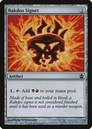 Rakdos Signet [Commander 2011] | Enigma On Main
