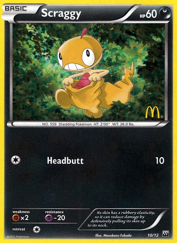 Scraggy (10/12) [McDonald's Promos: 2012 Collection] | Enigma On Main