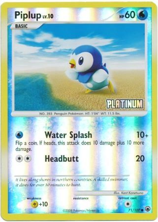 Piplup (71/100) [Burger King Promos: 2009 Collection] | Enigma On Main