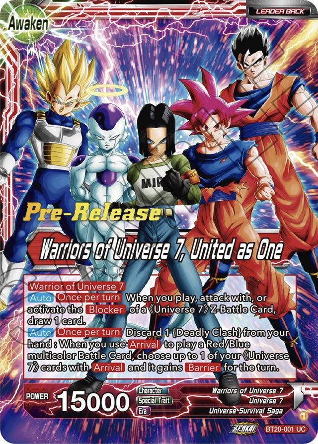 Android 17 // Warriors of Universe 7, United as One (BT20-001) [Power Absorbed Prerelease Promos] | Enigma On Main