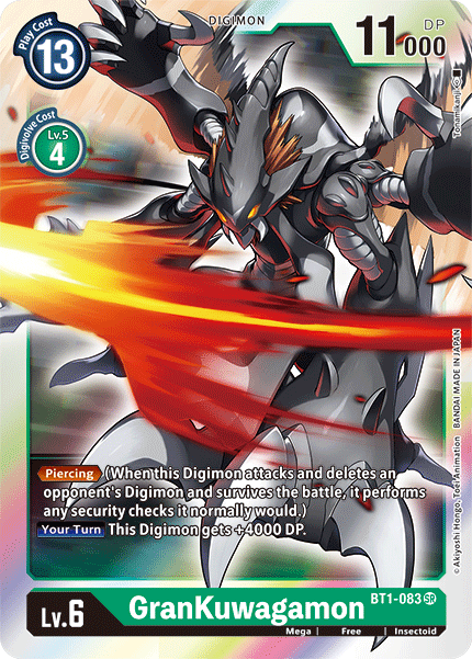 GranKuwagamon [BT1-083] [Release Special Booster Ver.1.5] | Enigma On Main