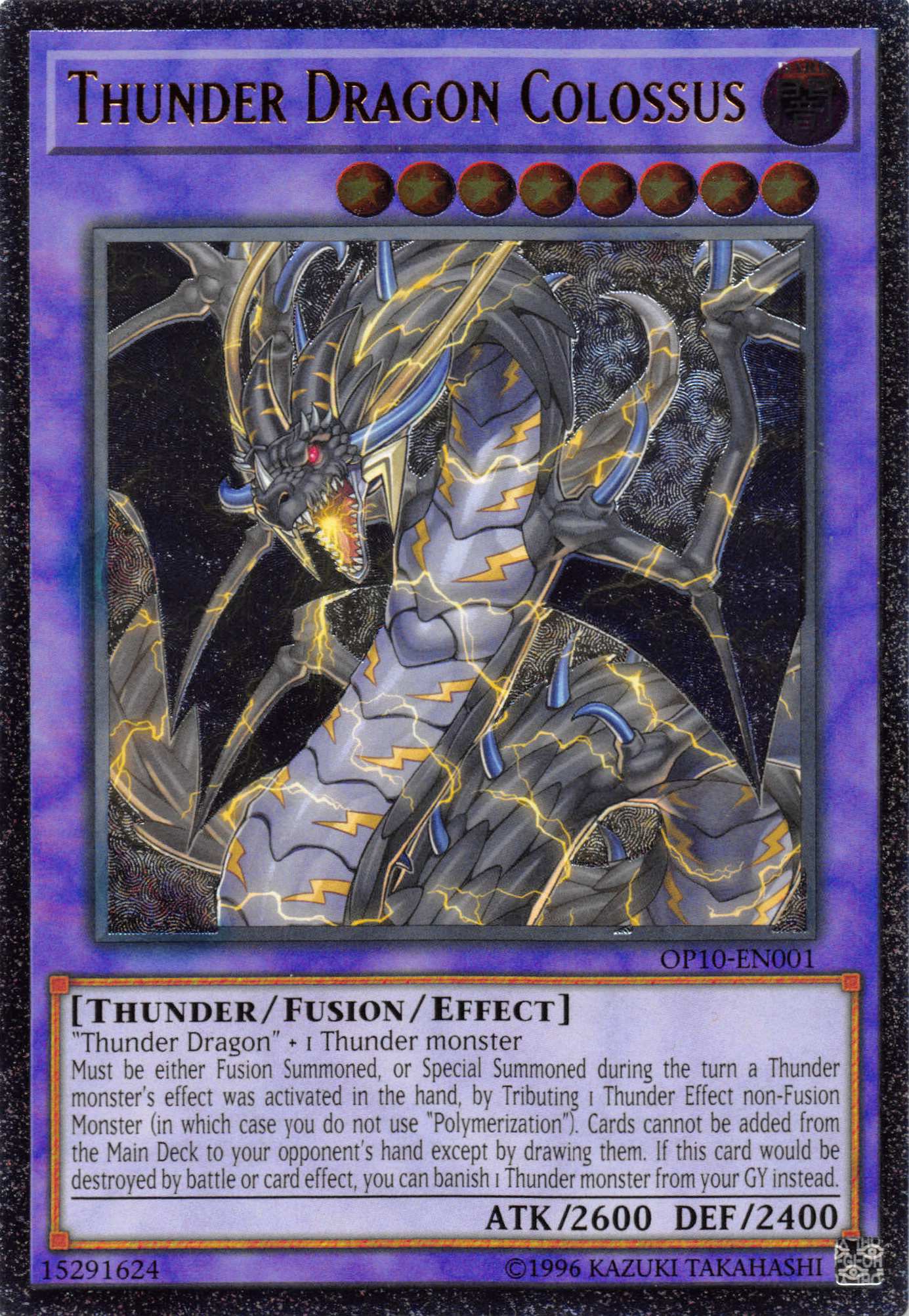 Thunder Dragon Colossus [OP10-EN001] Ultimate Rare | Enigma On Main