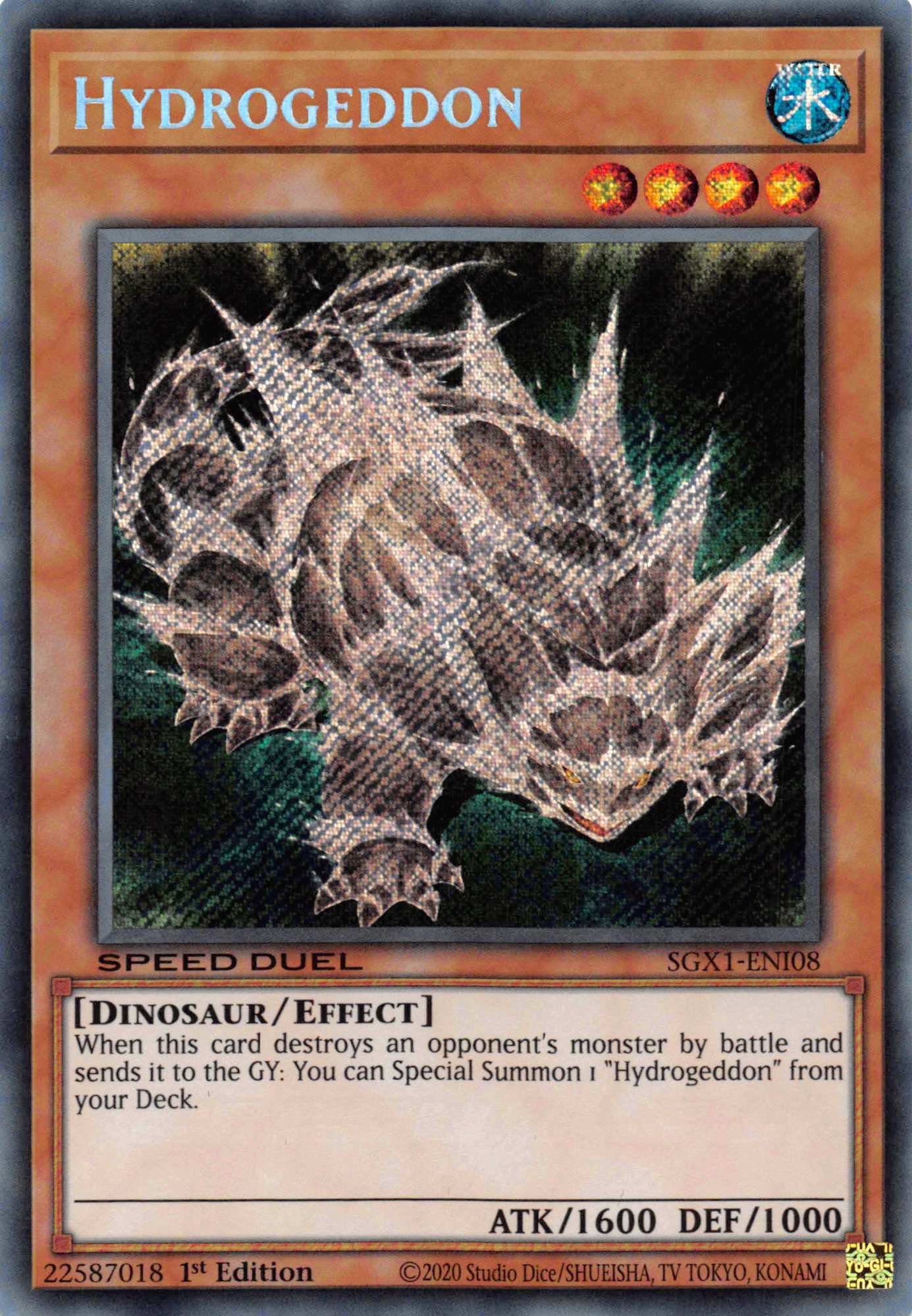 Hydrogeddon [SGX1-ENI08] Secret Rare | Enigma On Main