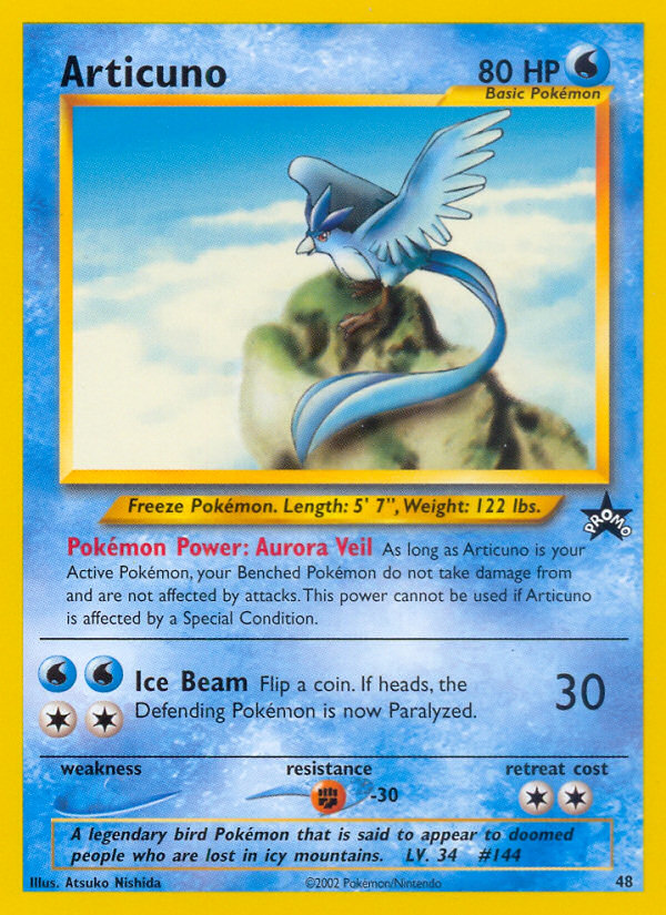 Articuno (48) [Wizards of the Coast: Black Star Promos] | Enigma On Main