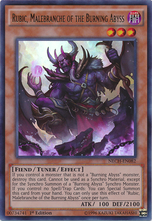 Rubic, Malebranche of the Burning Abyss [NECH-EN082] Ultra Rare | Enigma On Main