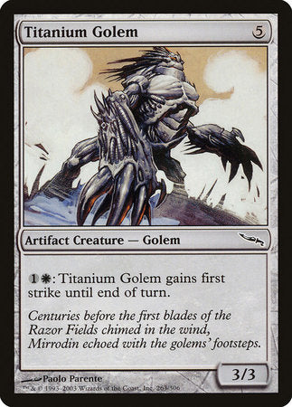 Titanium Golem [Mirrodin] | Enigma On Main