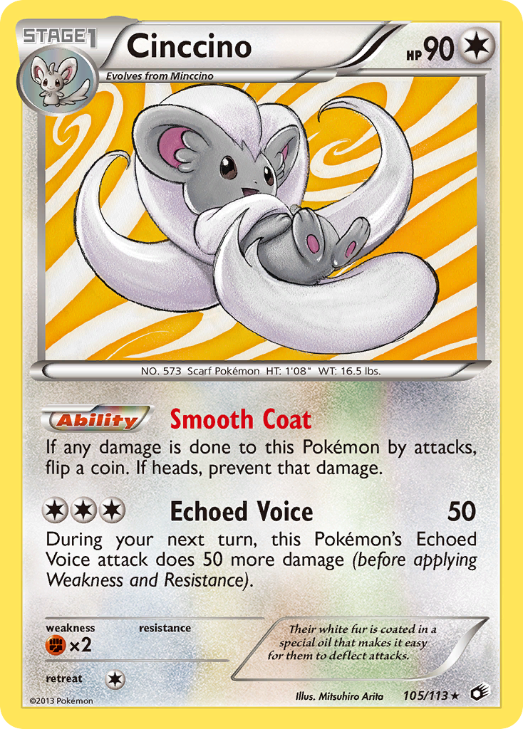 Cinccino (105/113) [Black & White: Legendary Treasures] | Enigma On Main