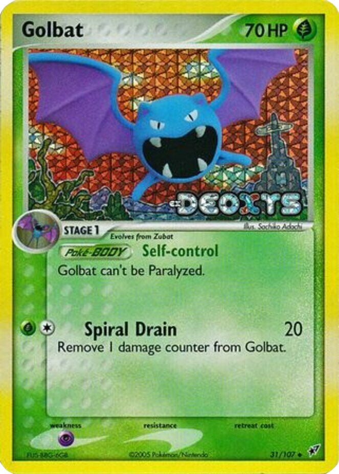 Golbat (31/107) (Stamped) [EX: Deoxys] | Enigma On Main