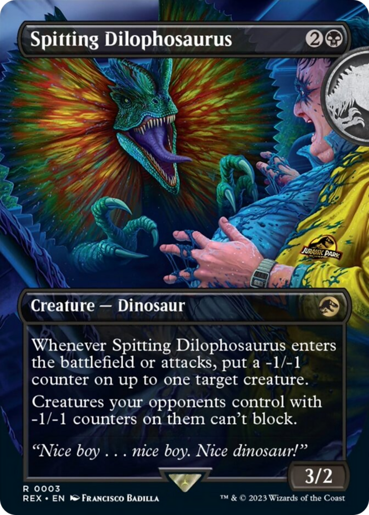 Spitting Dilophosaurus (Borderless) [Jurassic World Collection] | Enigma On Main