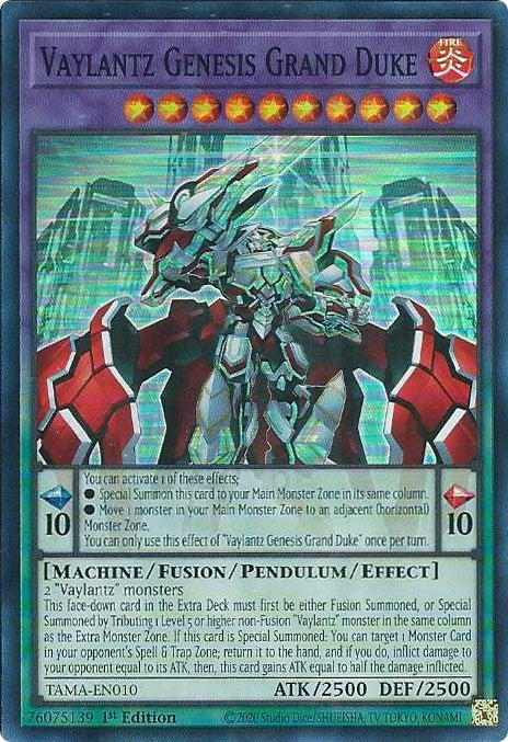 Vaylantz Genesis Grand Duke [TAMA-EN010] Super Rare | Enigma On Main