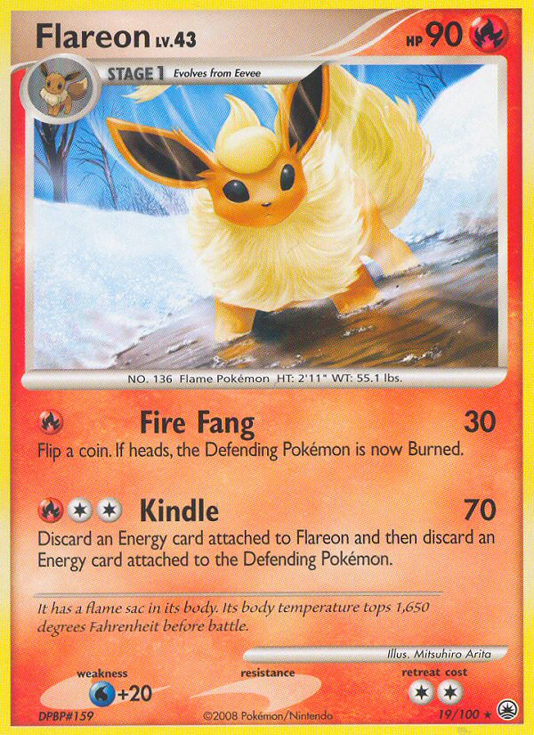 Flareon (19/100) [Diamond & Pearl: Majestic Dawn] | Enigma On Main