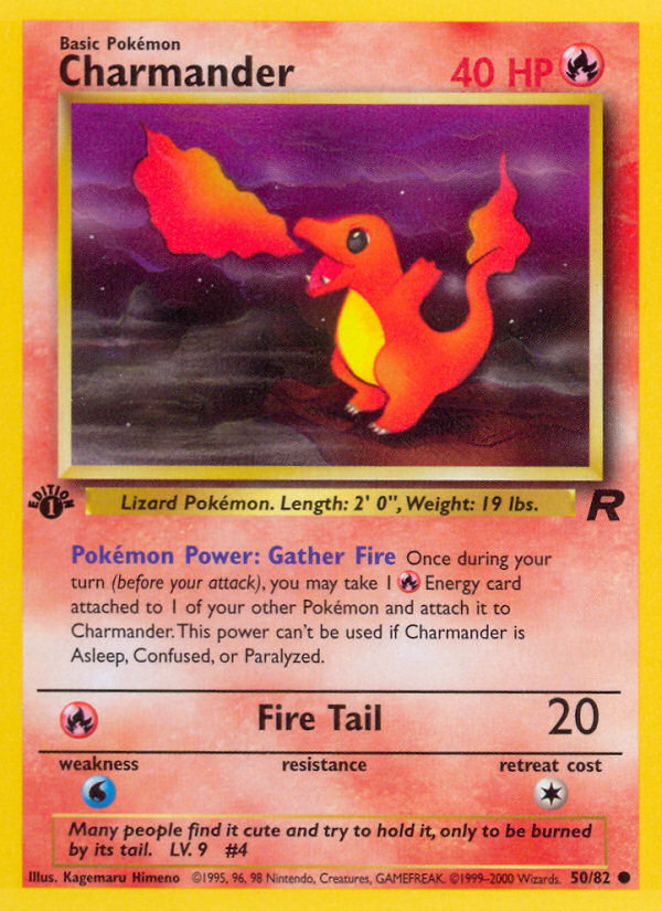 Charmander (50/82) [Team Rocket 1st Edition] | Enigma On Main