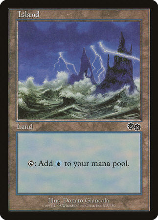 Island (335) [Urza's Saga] | Enigma On Main