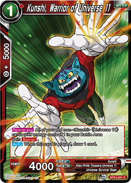 Kunshi, Warrior of Universe 11 (BT14-021) [Cross Spirits] | Enigma On Main