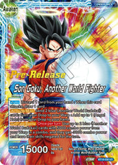 Son Goku // Son Goku, Another World Fighter (BT18-030) [Dawn of the Z-Legends Prerelease Promos] | Enigma On Main