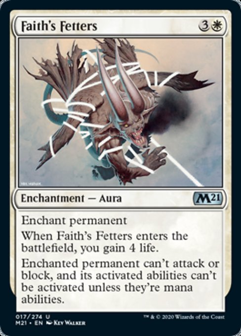 Faith's Fetters [Core Set 2021] | Enigma On Main