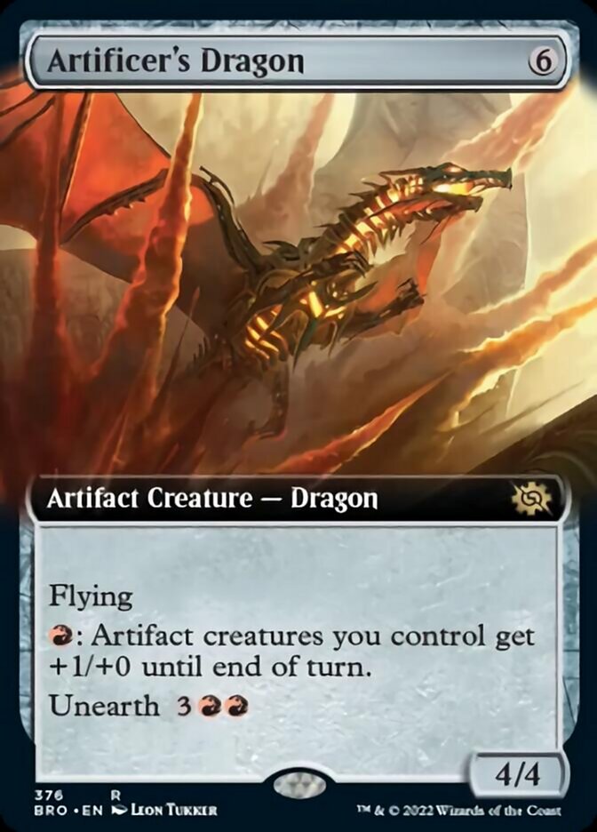 Artificer's Dragon (Extended Art) [The Brothers' War] | Enigma On Main