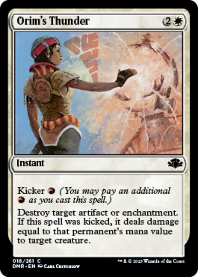 Orim's Thunder [Dominaria Remastered] | Enigma On Main