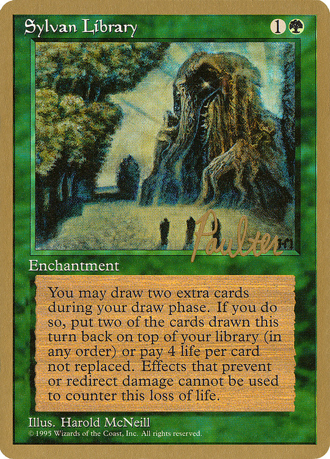 Sylvan Library (Preston Poulter) [Pro Tour Collector Set] | Enigma On Main