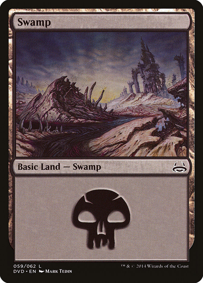 Swamp (59) (Divine vs. Demonic) [Duel Decks Anthology] | Enigma On Main