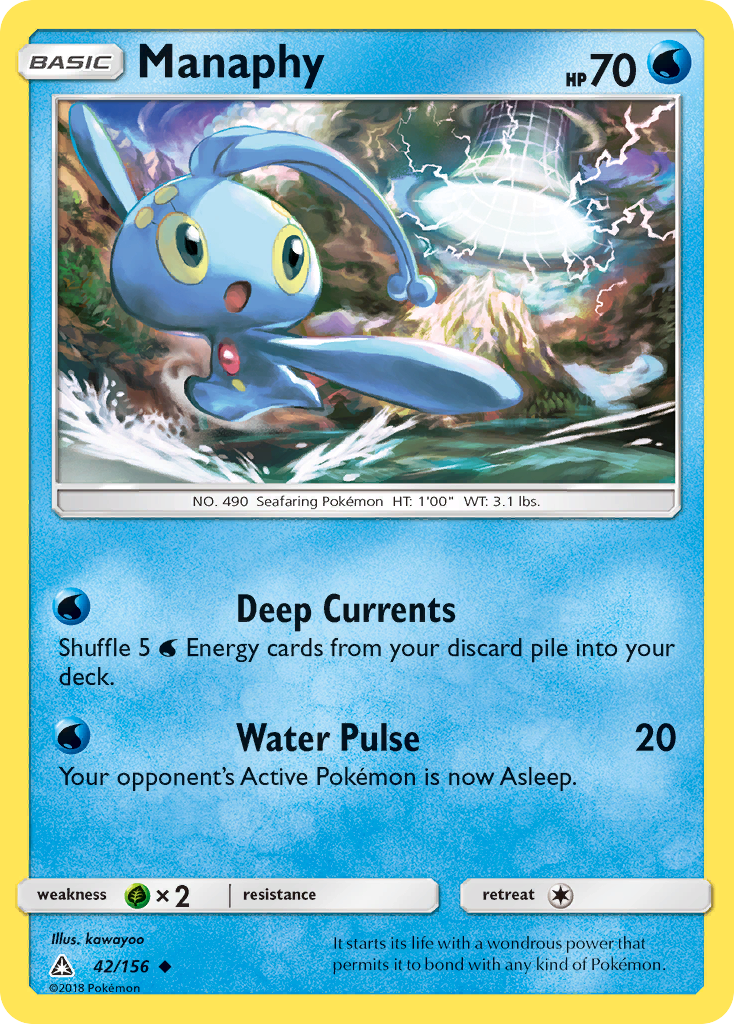 Manaphy (42/156) [Sun & Moon: Ultra Prism] | Enigma On Main