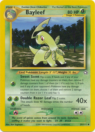 Bayleef (29/111) [Neo Genesis Unlimited] | Enigma On Main