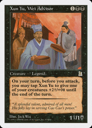 Xun Yu, Wei Advisor [Portal Three Kingdoms] | Enigma On Main