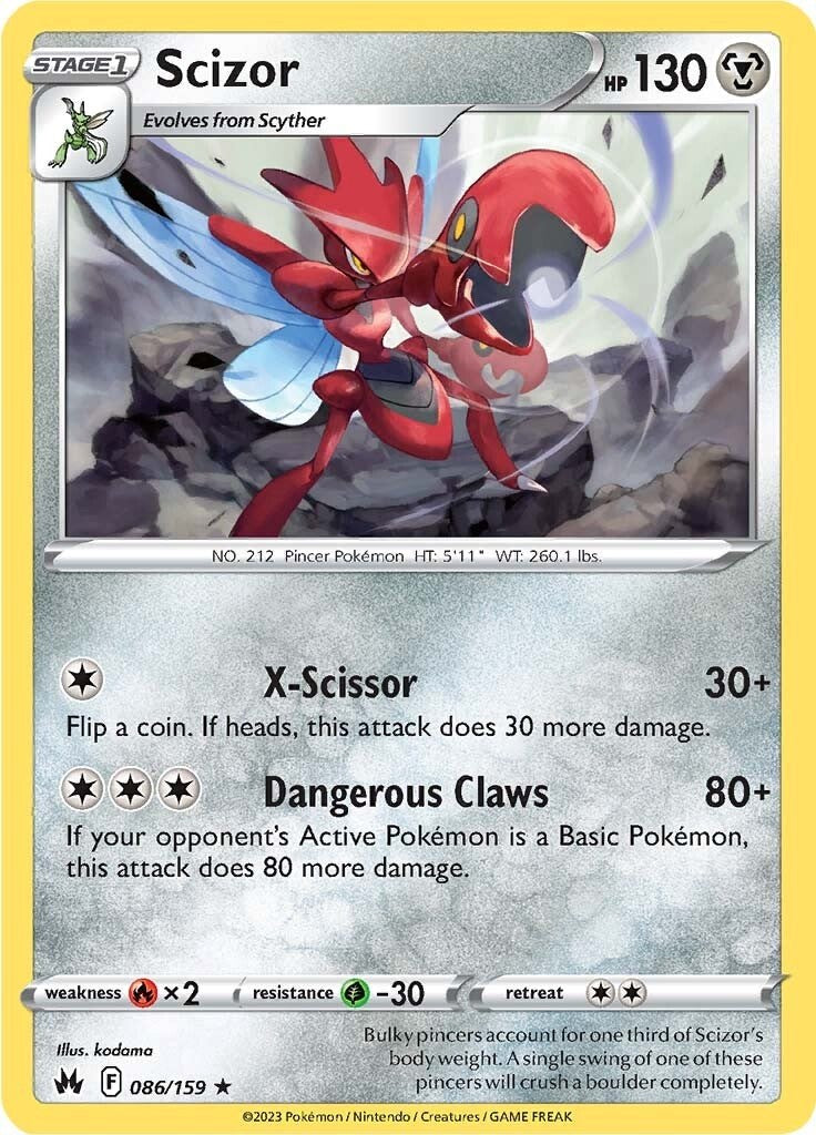 Scizor (086/159) [Sword & Shield: Crown Zenith] | Enigma On Main