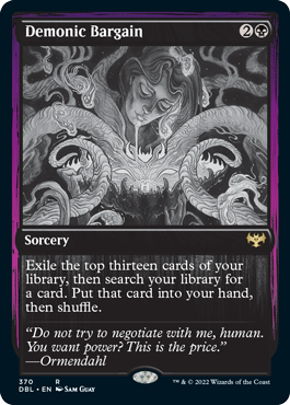 Demonic Bargain [Innistrad: Double Feature] | Enigma On Main