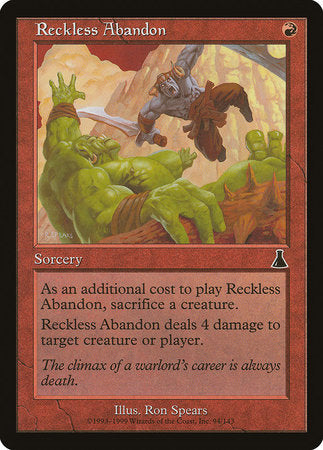 Reckless Abandon [Urza's Destiny] | Enigma On Main