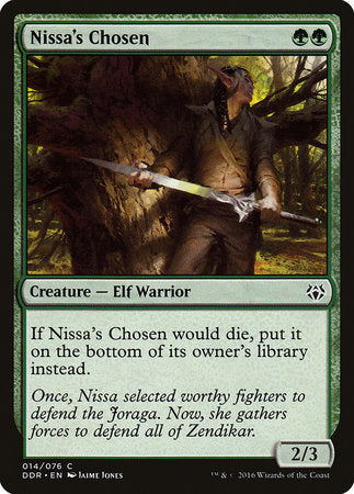Nissa's Chosen [Duel Decks: Nissa vs. Ob Nixilis] | Enigma On Main