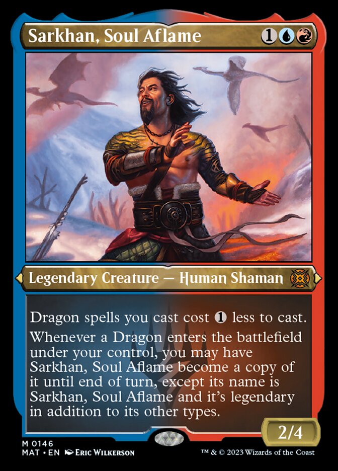 Sarkhan, Soul Aflame (Foil Etched) [March of the Machine: The Aftermath] | Enigma On Main