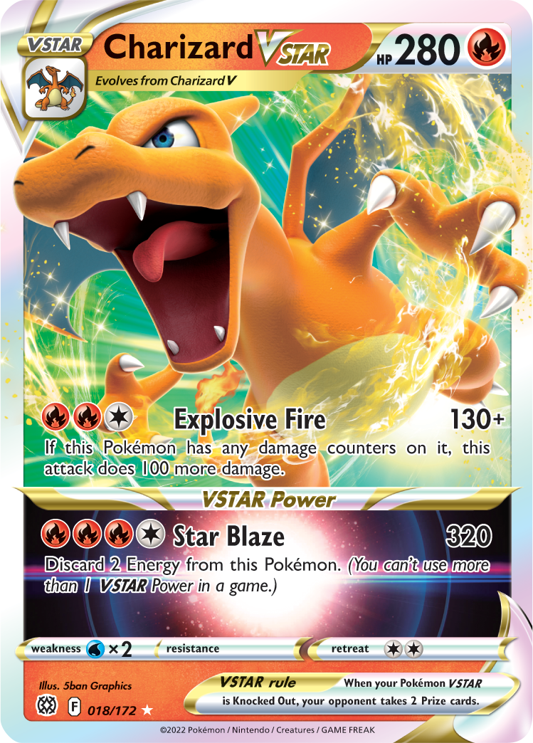 Charizard VSTAR (018/172) [Sword & Shield: Brilliant Stars] | Enigma On Main