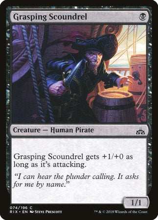 Grasping Scoundrel [Rivals of Ixalan] | Enigma On Main