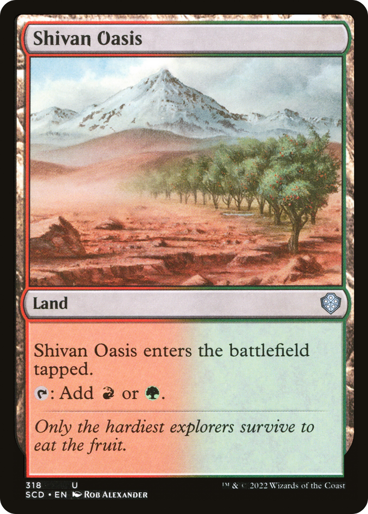 Shivan Oasis [Starter Commander Decks] | Enigma On Main