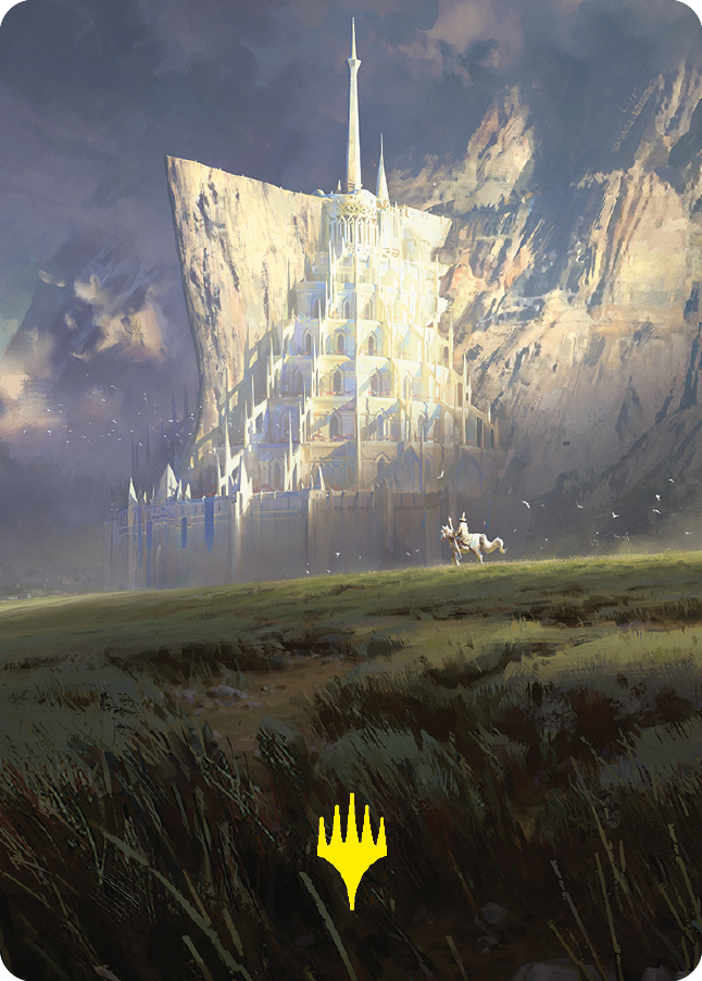 Minas Tirith Art Card (Gold-Stamped Signature) [The Lord of the Rings: Tales of Middle-earth Art Series] | Enigma On Main