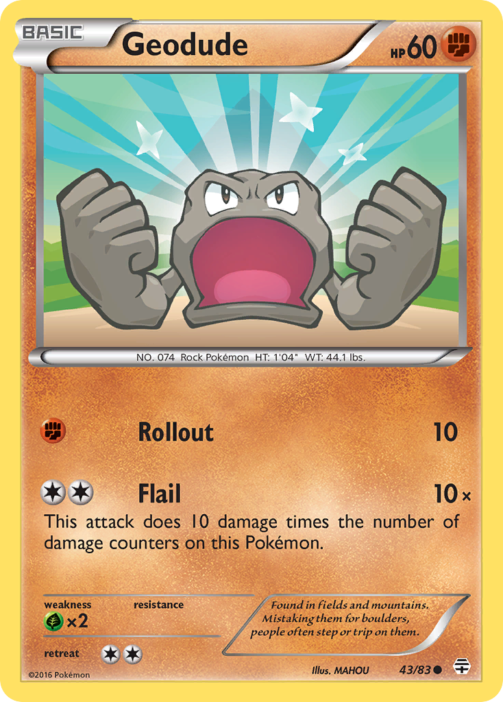 Geodude (43/83) [XY: Generations] | Enigma On Main