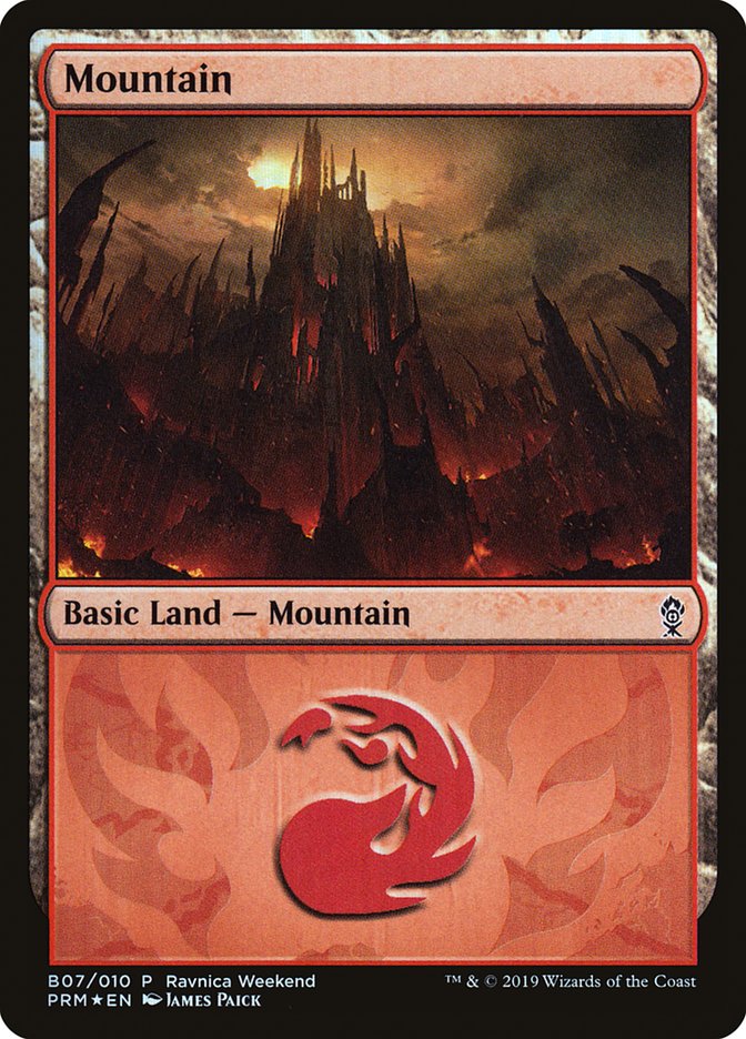 Mountain (B07) [Ravnica Allegiance Guild Kit] | Enigma On Main