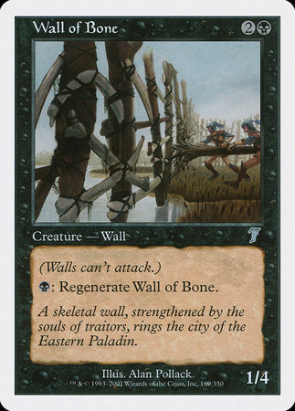 Wall of Bone [Seventh Edition] | Enigma On Main