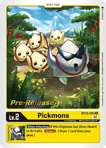 Pickmons [BT10-003] [Xros Encounter Pre-Release Cards] | Enigma On Main