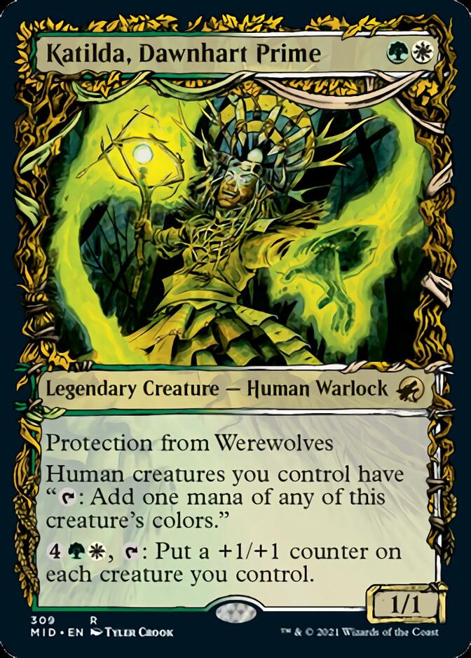 Katilda, Dawnhart Prime (Showcase Equinox) [Innistrad: Midnight Hunt] | Enigma On Main